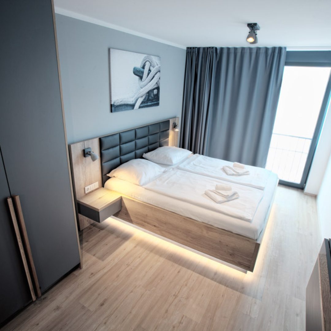 2-Zimmer Apartment Schlafzimmer