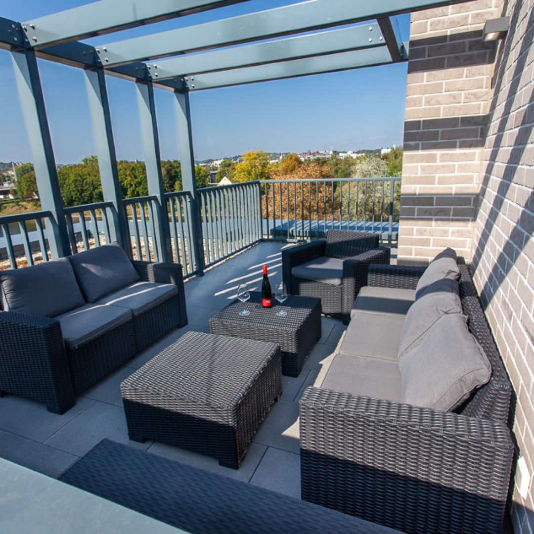 Dachterrasse 2-Zimmer Wohnung