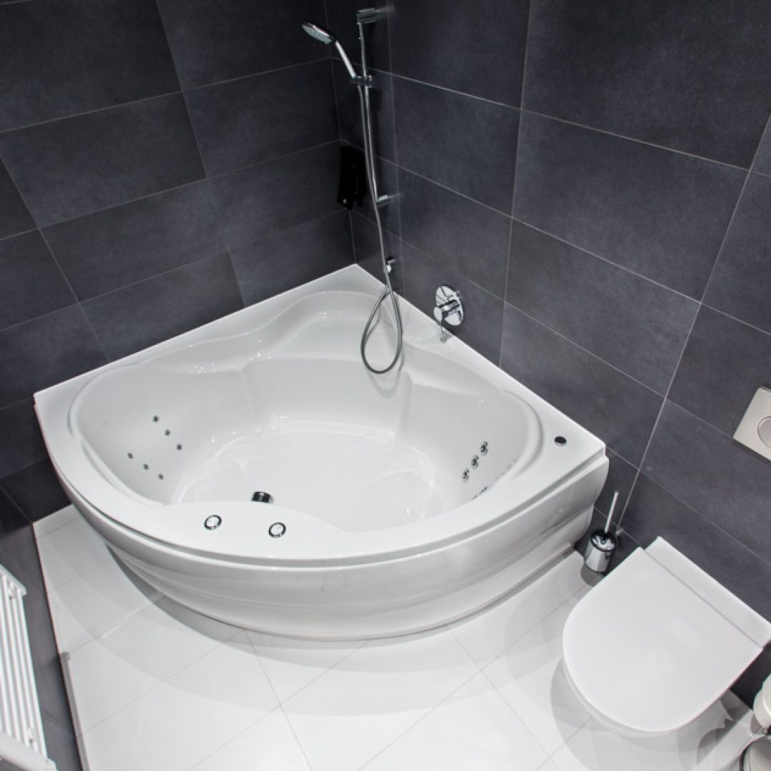 Whirlpool-Badewanne Masterbedroom