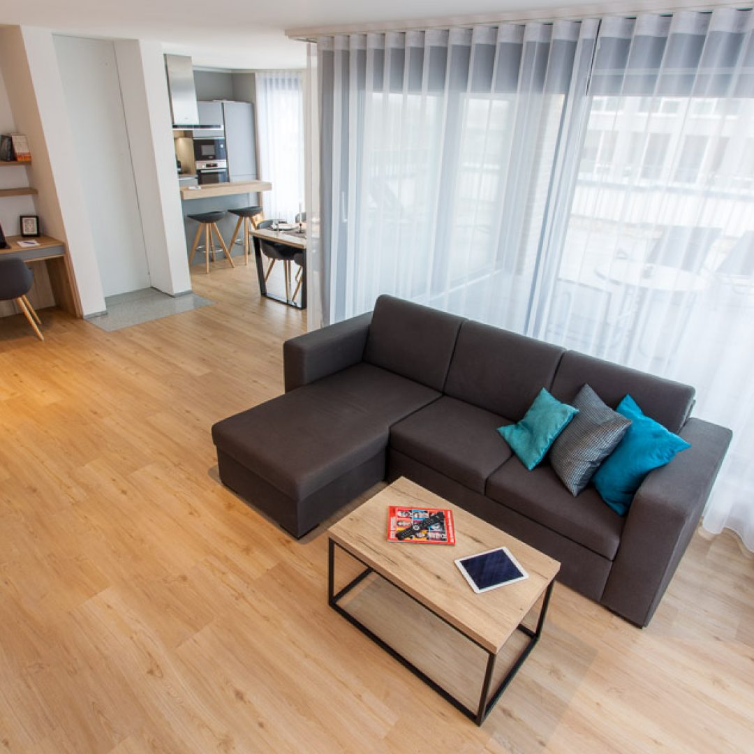 Premium 3-Zimmer - Wohnzimmer & Küche