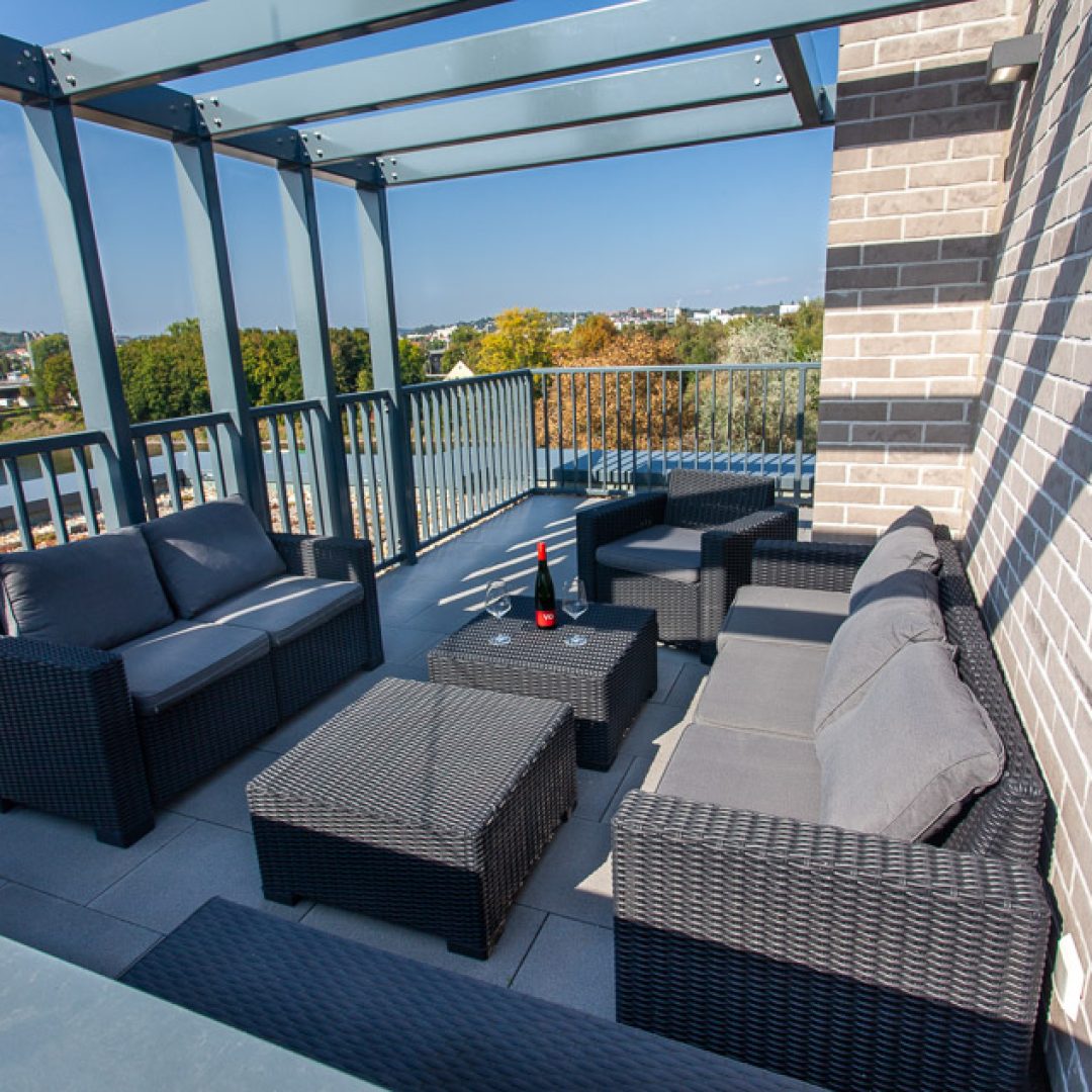Premium 3-Zimmer Lounge Dachterrasse